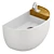 Sleek BOWLLINO Vanity 3D model small image 1