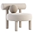 Boucle Gropius Chair: Unique Design, Maximum Comfort 3D model small image 1