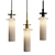 Elegant Candle Pendant Light 3D model small image 1