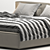 Minimalist Comfort Bed 3D model small image 4