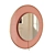 Modern Luxe Louis Mirror 3D model small image 2