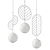Elegant Leaf Design Lamp 3D model small image 2