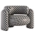 Embrace Armchair: Modern Elegance for Your Space 3D model small image 3