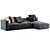 Nils Corner Sofa: Modern Elegance by Ligne Roset 3D model small image 2