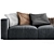 Nils Corner Sofa: Modern Elegance by Ligne Roset 3D model small image 3