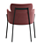 CB2 Azalea Brown Chair: Elegant and Stylish Seating 3D model small image 5