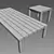 Elegant Rh Tropea Coffee Table 3D model small image 2