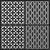 Decorative Square Panel Set 7 3D model small image 6