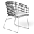 Elegant Merina Chair: Crisal Decoracion 3D model small image 7