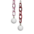 Chain Lampatron: Elegant Pendant Lamp 3D model small image 1