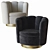 Eichholtz Mirage: Sleek Swivel Chair 3D model small image 2