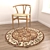 Versatile Rug Set: 8 Designs with VRayFur & Displacement 3D model small image 3