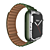 Sleek Apple Watch Series 7: 45mm Green Aluminum & Leather Link 3D model small image 3