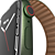 Sleek Apple Watch Series 7: 45mm Green Aluminum & Leather Link 3D model small image 4