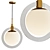 Sleek Caswell LED Pendant 3D model small image 1