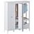 IDANÄS IKEA White Combined Wardrobe 3D model small image 3