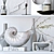 Stylish Decorative Shelves 3D model small image 2