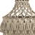 Elegant Macrame Chandelier 12 3D model small image 3