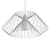 Sleek Modern Pendant Light 3D model small image 2