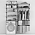 BOAXEL Laundry Organization System 3D model small image 4