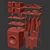 BOAXEL Laundry Organization System 3D model small image 5