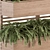 Rustic Wood Wall Planter Set 3D model small image 2