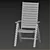 Outdoor Dining Set: IKEA SJÄLLAND Table & Chairs 3D model small image 4