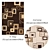 Versatile Rug Set: 8 Variations 3D model small image 5