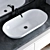 Modern 55cm Bathroom Vanity 3D model small image 2