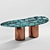 Elegant Baia Table by De Castelli 3D model small image 1