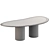 Elegant Baia Table by De Castelli 3D model small image 2