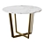 Elegant Round Dining Table 3D model small image 1