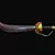 Battle-Worn Golden Steel Saber 3D model small image 1