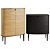 Elegant Wood & Metal Sideboards 3D model small image 1