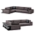 Italian Corner Sofa Argo: Stylish and Functional 3D model small image 1