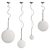 Modern Artemide Castore 42 Pendant 3D model small image 1