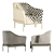 CALVIN Armchair: Sleek, Stylish, and Exceptionally Comfortable 3D model small image 5