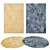 Versatile Rug Set: 8 Designs for All Perspectives 3D model small image 1