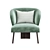 Minotti Large Armchair - Stylish & Comfortable 3D model small image 6
