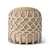 Handmade Jute & Cotton Rope Pouf 3D model small image 1