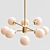 Mcree 8-Light Sputnik: Modern Linear Chandelier 3D model small image 4