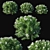 Elegant Nerium Oleander Collection 3D model small image 1