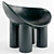 Elephant Chair: Modern Plastic Armchair with Unique Design 3D model small image 4