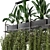 Metal Box Hanging Plants - Set 269 3D model small image 5