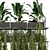 Metal Box Hanging Plants - Set 269 3D model small image 6