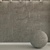 Vintage Grey Concrete Wall 3D model small image 1