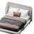 Antoni Queen Bed: Sleek Modern Design & Superior Comfort 3D model small image 2