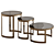 Fendi Anya Glass 2021 Coffee Table: Elegant and Modern Statement 3D model small image 4