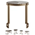 Fendi Anya Glass 2021 Coffee Table: Elegant and Modern Statement 3D model small image 10