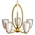 Sophisticated Stiffel Avira Chandelier 3D model small image 1